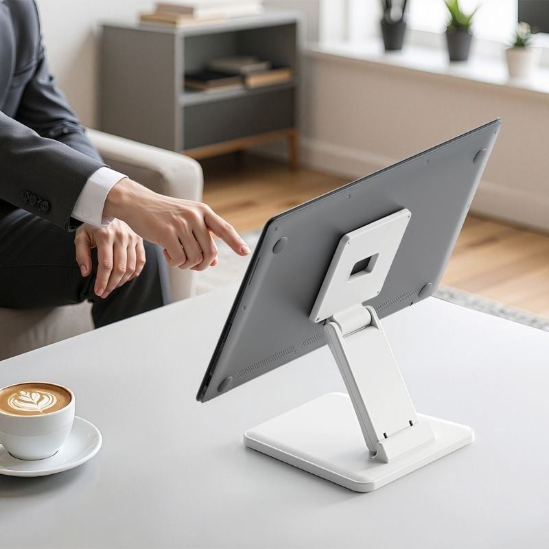 Suporte de Mesa para Monitor Aisens Dt27t-445 / Inclinável / Até 10kg