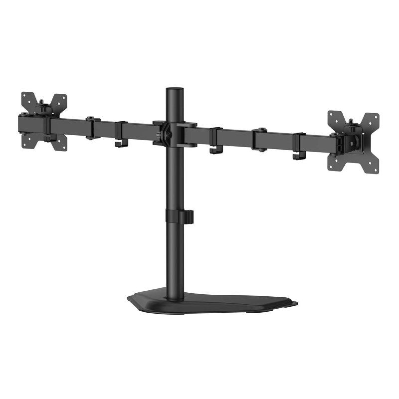 Suporte de Secretária para 2 Monitores Aisens Dt32tsr-285 / Giratório / Inclinado / Até 10kg