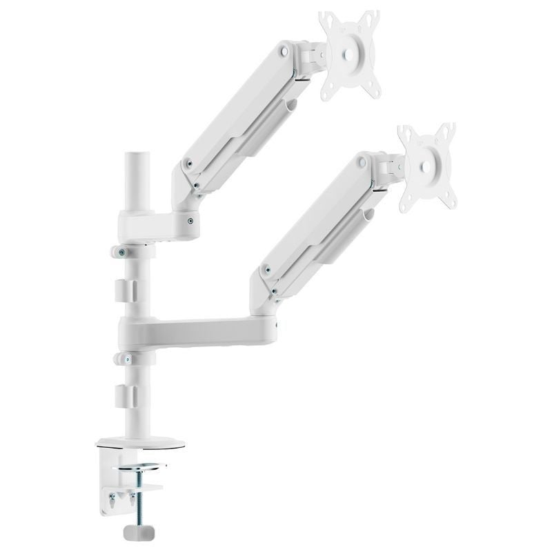 Suporte de Mesa com Contrapeso para 2 Monitores Aisens Dt32tsr-441 / Giratório / Inclinado / Até 9kg