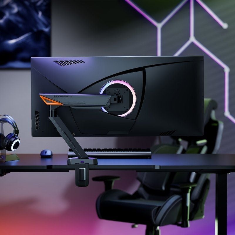 Aisens Dt49tsrrgb-347 Suporte de Monitor de Mesa para Jogos / Giratório / Inclinado / Até 16kg / co…
