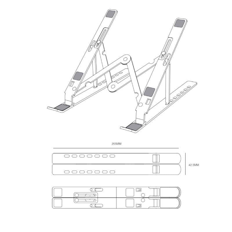 Aisens Lps3m-177 Suporte para Portátil / Tablet para Portátil / Tablet Até 15".