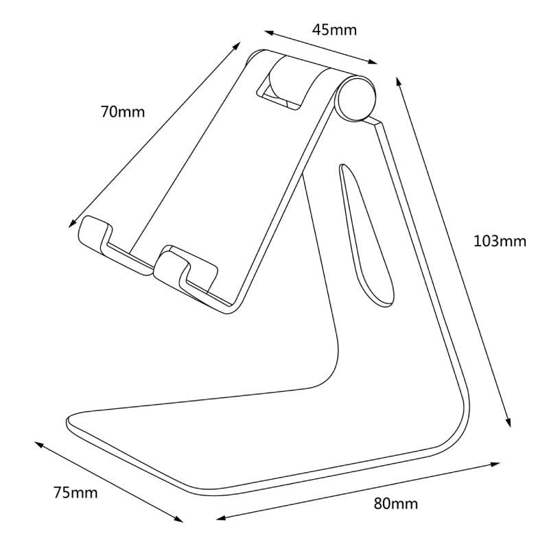 Suporte para Smartphone / Tablet Aisens Ms1pm-083 / Cinzento