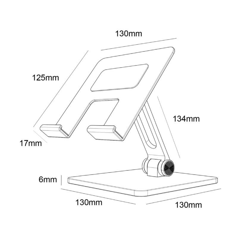 Suporte para Smartphone / Tablet Aisens Ms2pxxl-183 / Cinzento