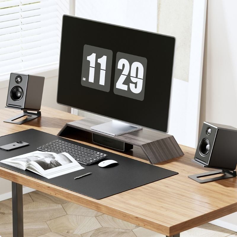 Aisens Spk08u-427 Suporte de Mesa para Altifalantes / Até 10kg