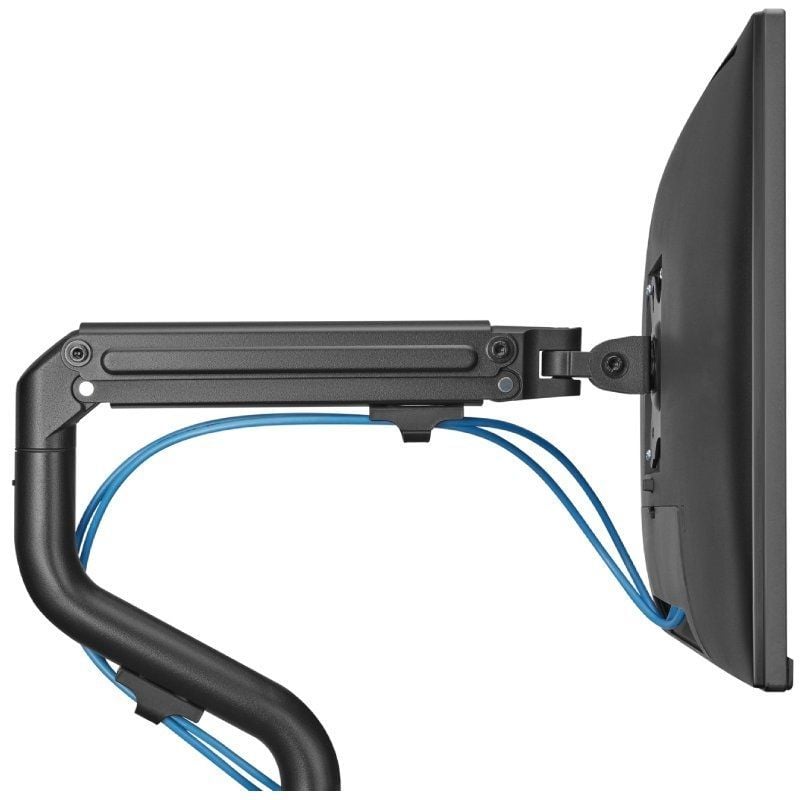 Suporte de Mesa para 2 Monitores Aisens Dt32tsr-141 / Giratório / Inclinado / Até 8kg