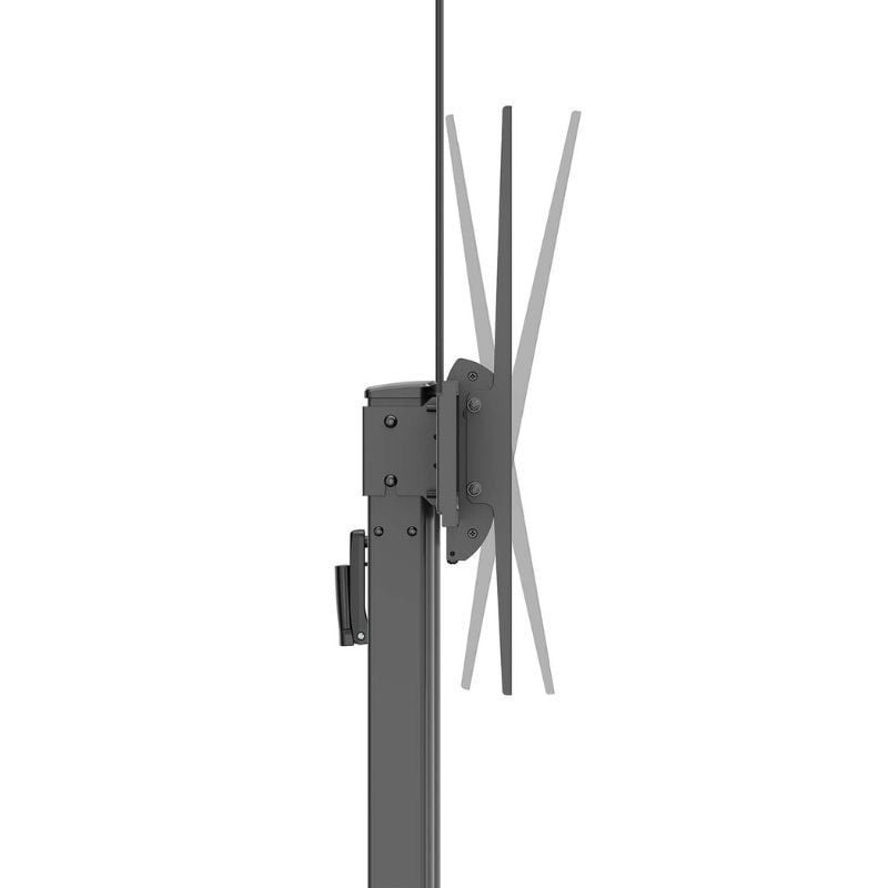Suporte de Chão Inclinável Aisens Ft100te-403 com Rodízios e Pega para Televisores de 60-100" / Até…