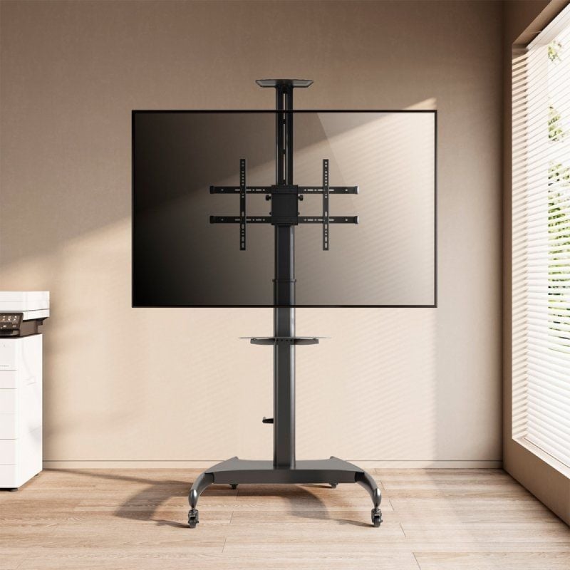 Aisens Ft70te-169 Suporte de Chão Inclinável / Giratório com Rodízios e Pega para TV 37-70" / Até 5…