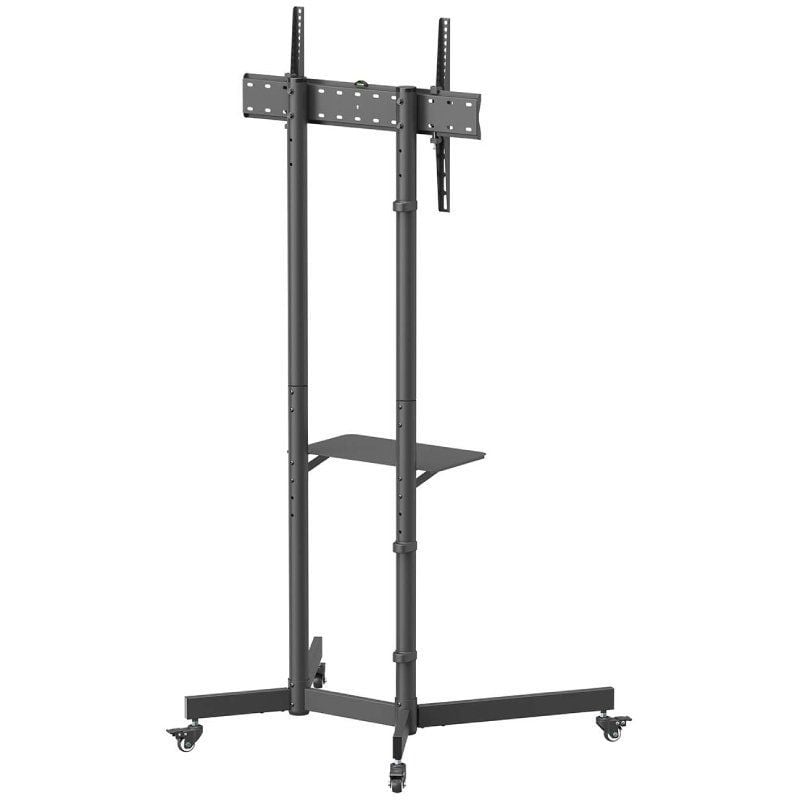 Aisens Ft70te-333 Suporte de Chão Inclinável com Rodízios para TV 37"-70" / Até 45kg