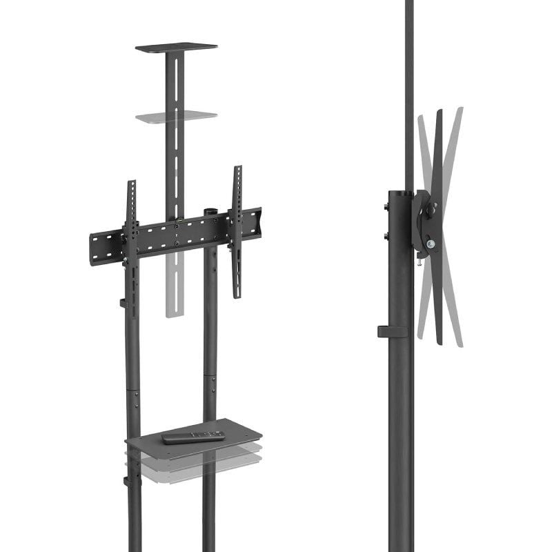 Suporte de Chão Inclinável com Rodízios / Suporte de Câmara Aisens Ft70te-335 para TV 37"-70" / Até…