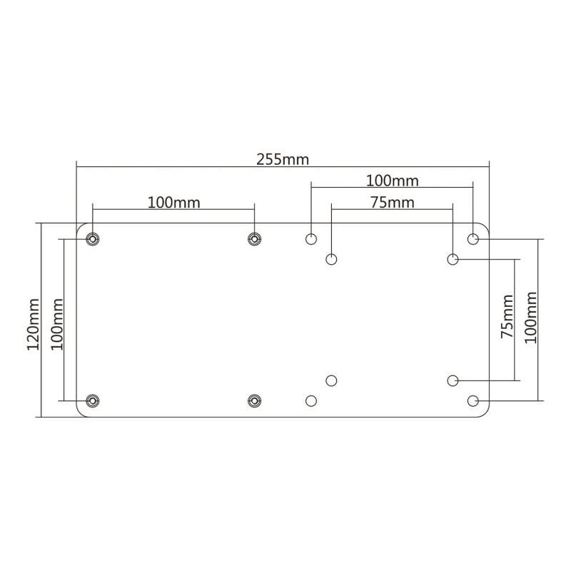 Suporte VESA 100x100 Aisens Mpc01-055