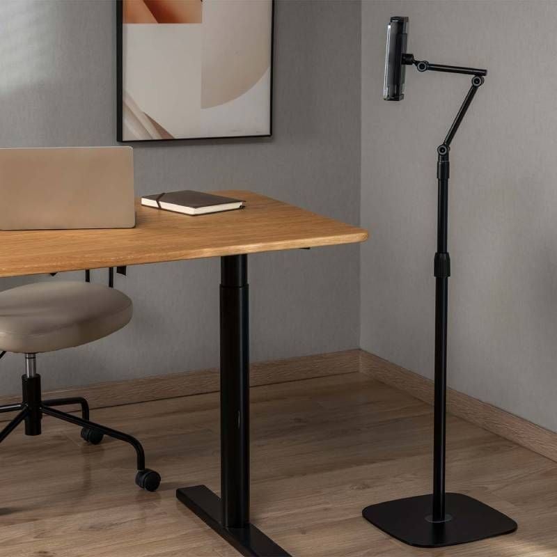 Aisens Msf3p-301 Suporte de Chão Giratório / Inclinado / Nivelado / Giratório para Tablet de 4,7-12…