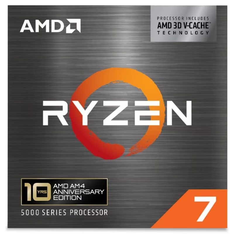 Processador AMD Ryzen 7 5800X3D 3,4 Ghz, Soquete AM4