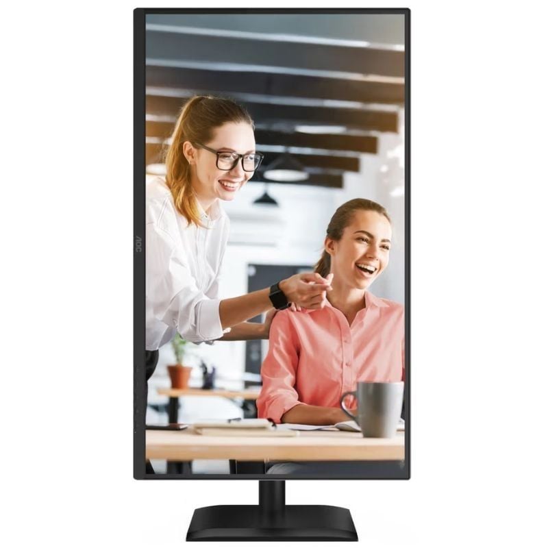 Monitor Profissional AOC Q27E4CV 27" / QHD / Multimédia / Ajustável em Altura / Preto