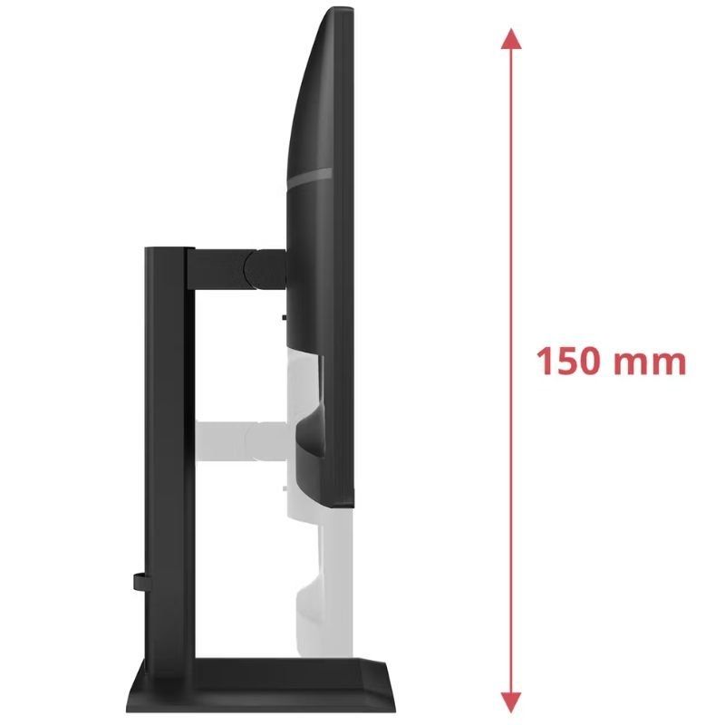 Monitor Profissional AOC Q27E4CV 27" / QHD / Multimédia / Ajustável em Altura / Preto
