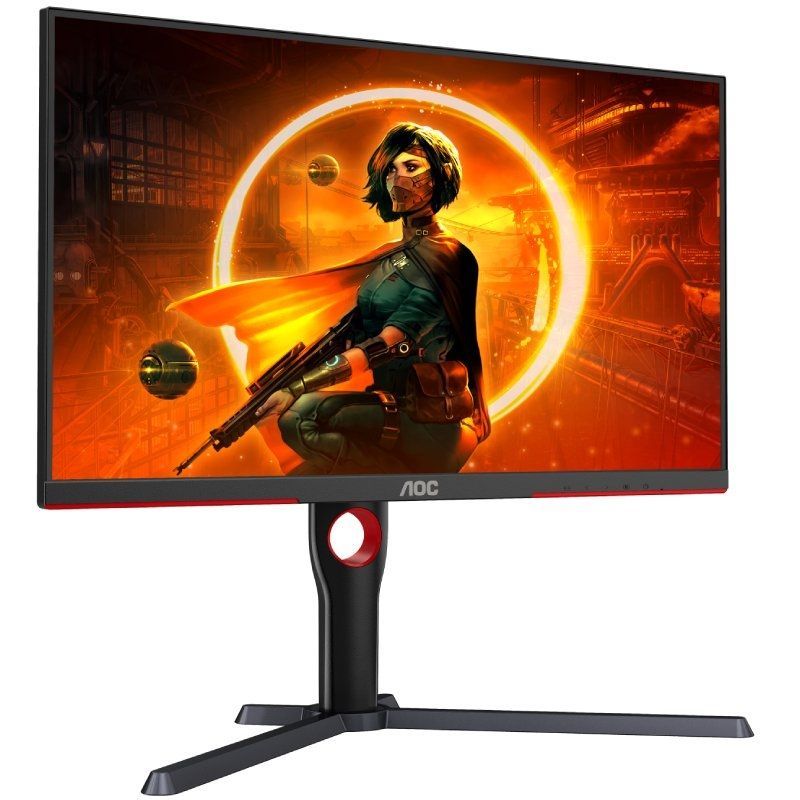 Monitor para Jogos AOC Q27G3XMN / BK 27" / QHD / 1ms / 180hz / VA / Ajustável em Altura / Preto