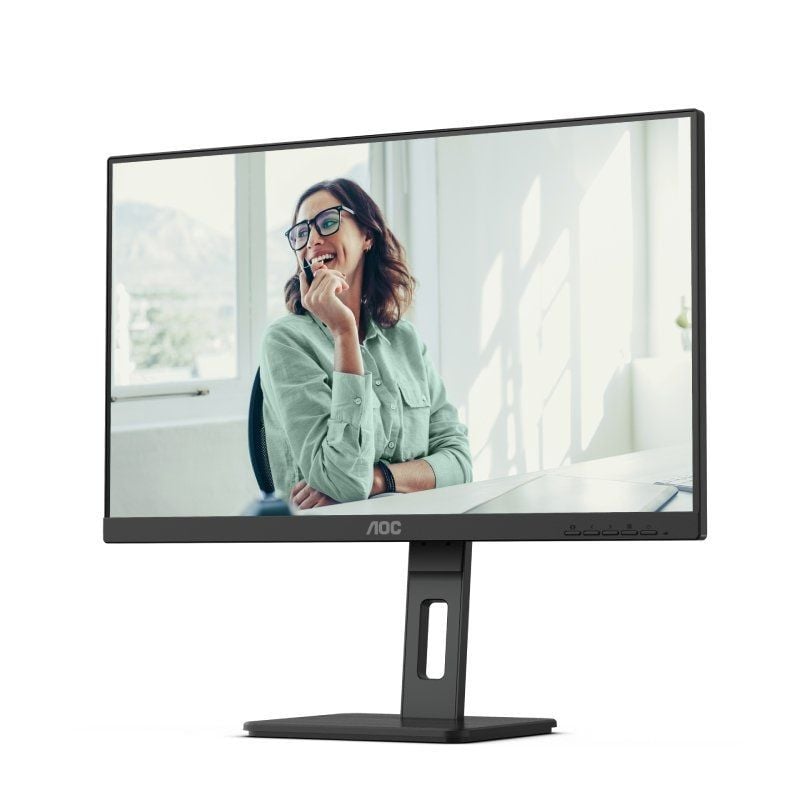 Monitor Profissional AOC Q27P3CV 27" / QHD / Multimédia / Ajustável em Altura / Preto
