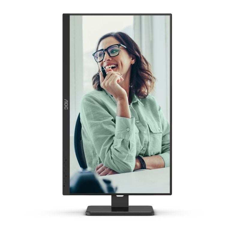 Monitor Profissional AOC Q27P3CV 27" / QHD / Multimédia / Ajustável em Altura / Preto
