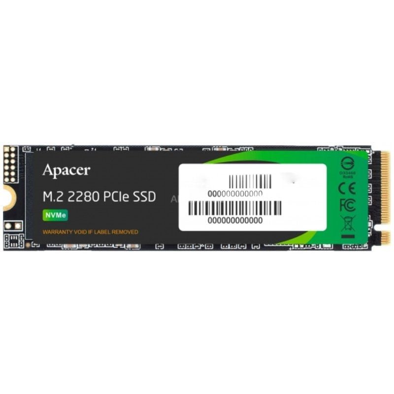 Apacer AS2280P4X SSD 1TB / M.2 2280 PCIe Gen3 / Capacidade Total