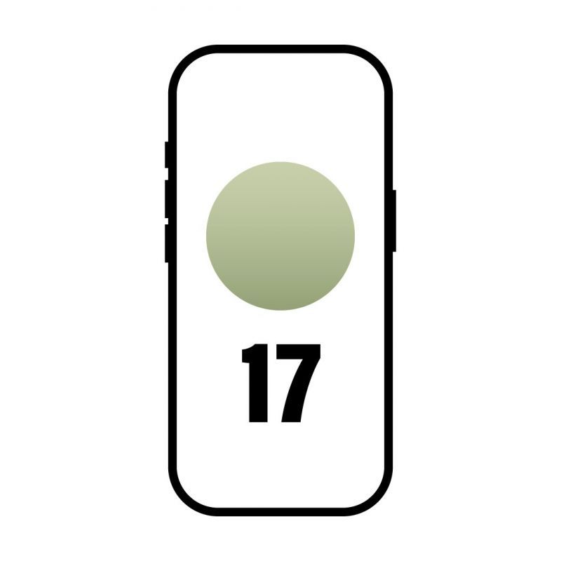 Smartphone Apple Iphone 17 512GB / 6,3" / 5G / Verde Sage