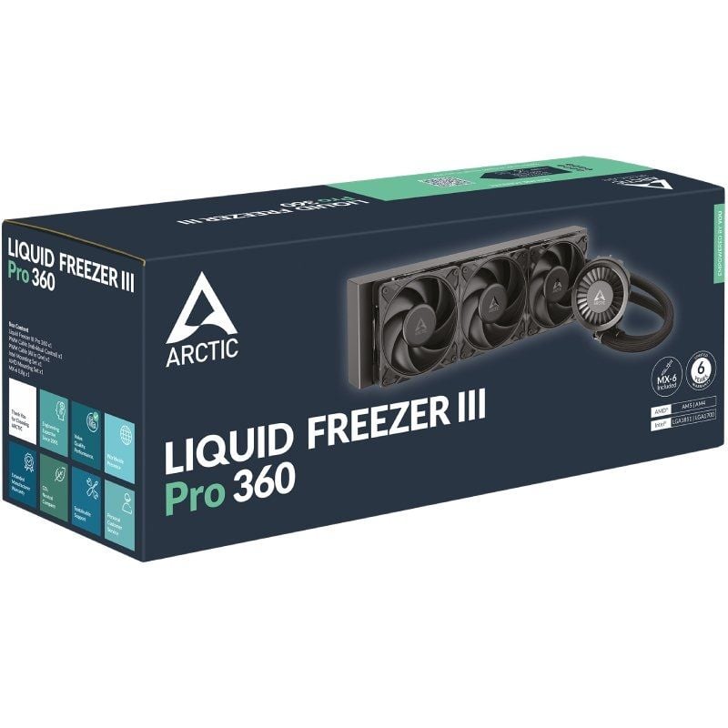 Arctic Liquid Freezer III Pro 360 / Preto Sistema de Arrefecimento a Líquido Arctic Liquid Freezer…