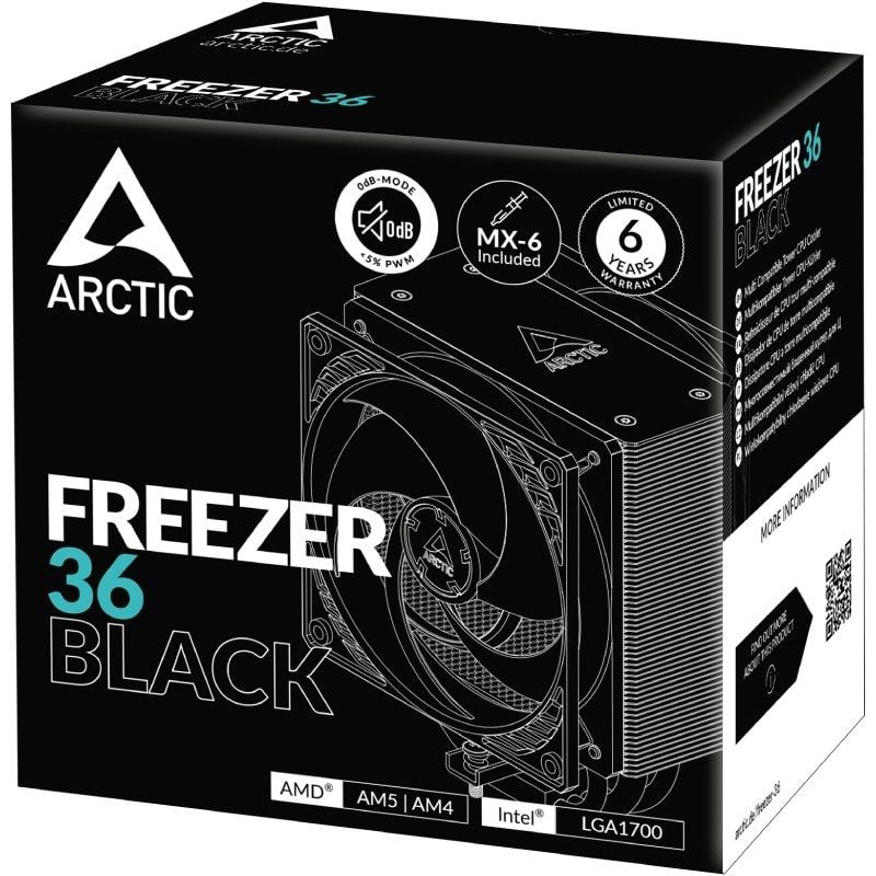 Ventilador do Dissipador de Calor do Congelador Arctic 36 / 12cm