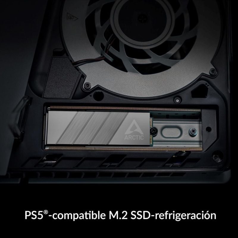 Dissipador de Calor para SSD M.2 2280 Arctic M2 Pro / Prata