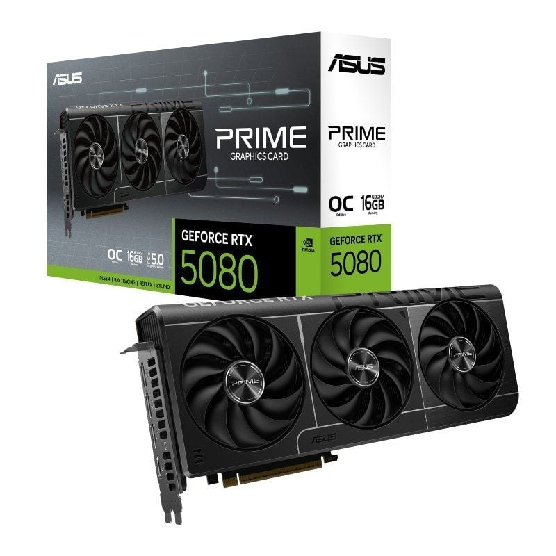 Placa Gráfica Asus Prime Geforce RTX 5080 OC / 16GB GDDR7
