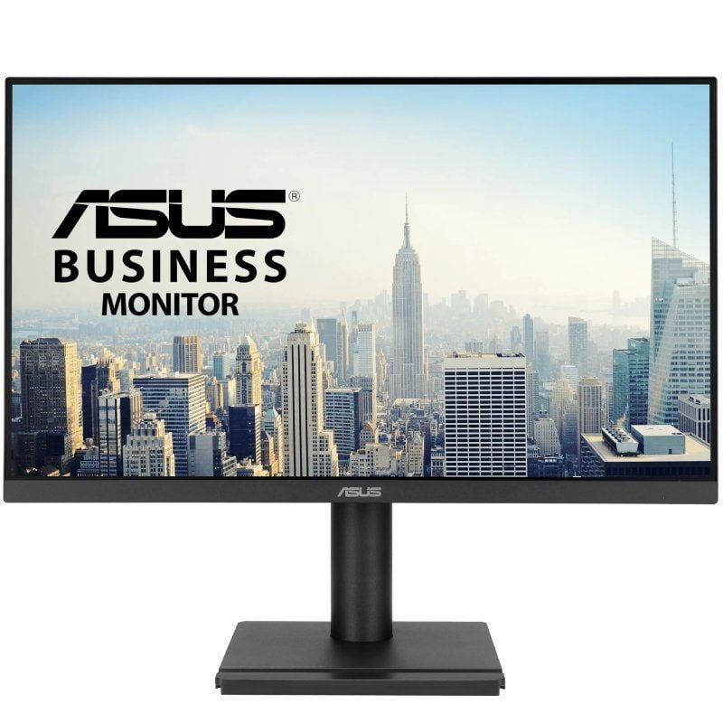 Monitor Profissional Asus VA249QGS 23,8" / Full HD / Multimédia / Ajustável em Altura / Preto