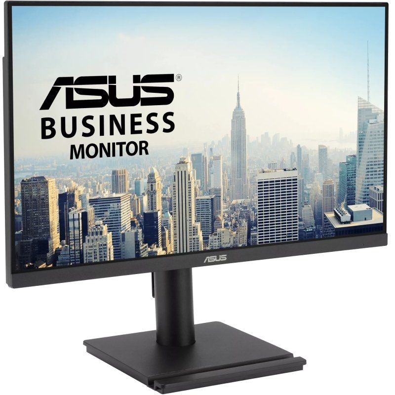 Monitor Profissional Asus VA249QGS 23,8" / Full HD / Multimédia / Ajustável em Altura / Preto