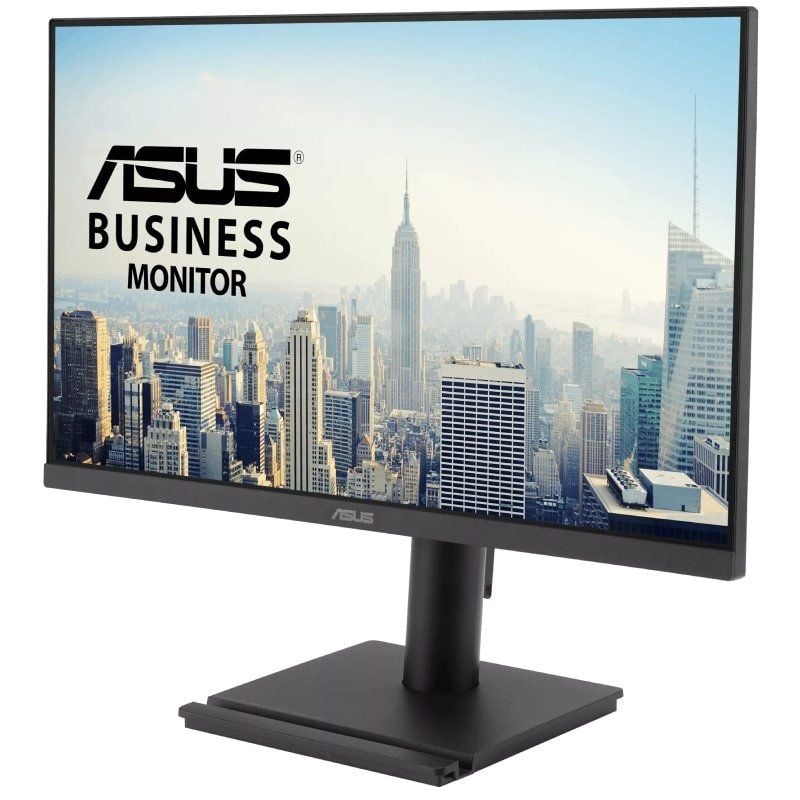 Monitor Profissional Asus VA249QGSE 24" / Full HD / Multimédia / Ajustável em Altura / Preto