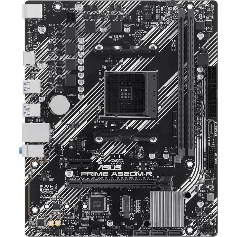 Placa-mãe Asus Prime A520m-r Socket AM4 / Micro ATX