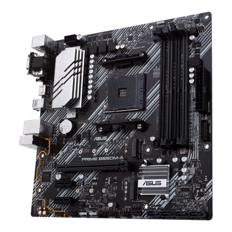 Placa-mãe Asus Prime B550m-a / CSM Socket AM4 / Micro ATX