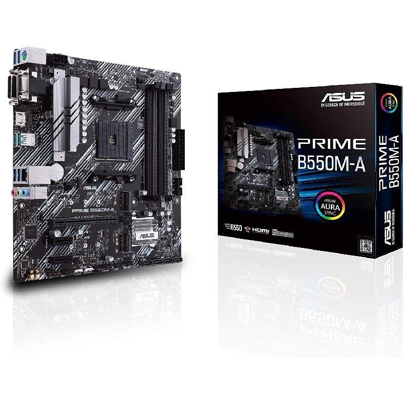 Placa-mãe Asus Prime B550m-a Socket AM4 / Micro ATX