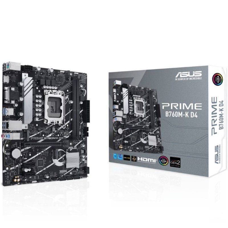 Placa-mãe Asus PRIME B760m-k D4 Socket 1700 / Micro ATX