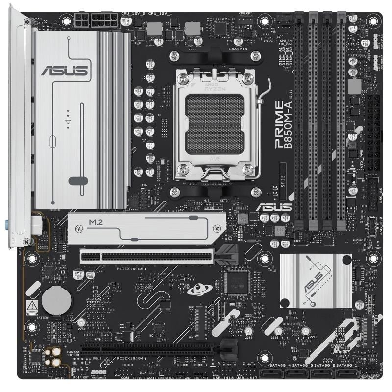 Placa-mãe Asus PRIME B850m-a-csm Socket AM5 / Micro ATX