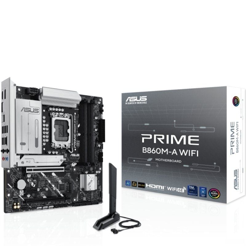 Placa-mãe Asus PRIME B860m-a WIFI Socket 1851 / Micro ATX