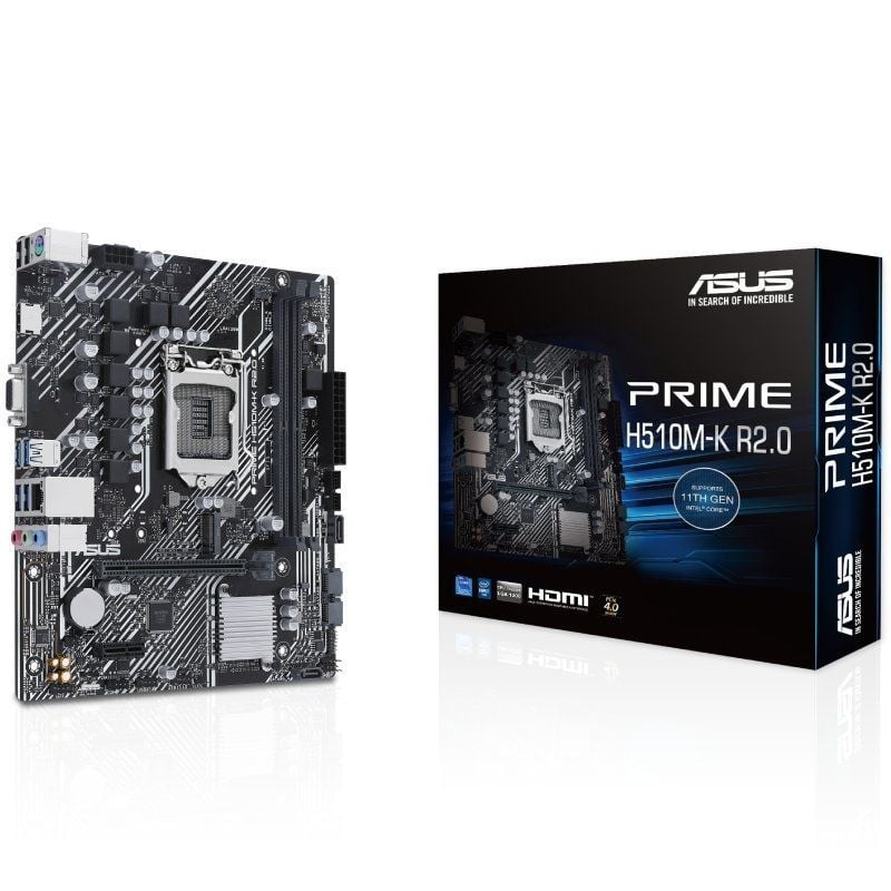 Placa-mãe Asus Prime H510m-k R2.0 Socket 1200 / Micro ATX