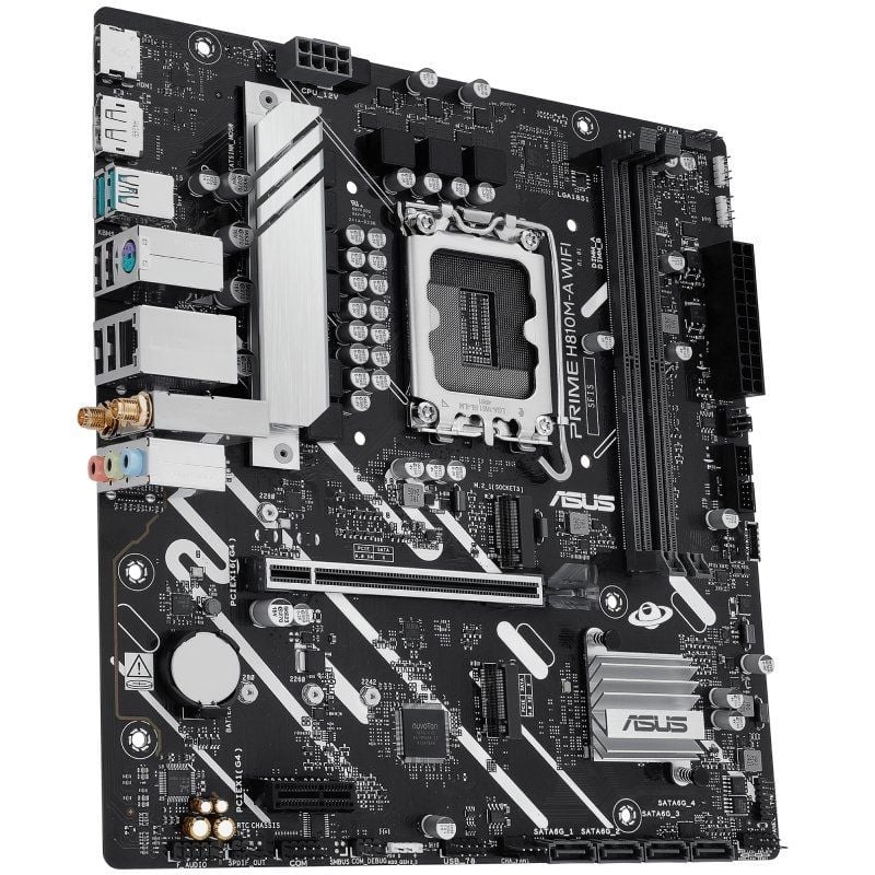 Placa-mãe Asus PRIME H810m-a WIFI Socket 1851 / DDR5 / PCIe 4.0 / Micro ATX