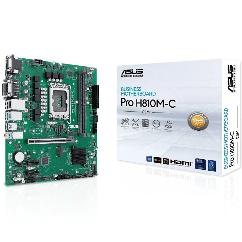Placa-mãe Asus PRIME H810m-c-csm Soquete 1851 / Micro ATX
