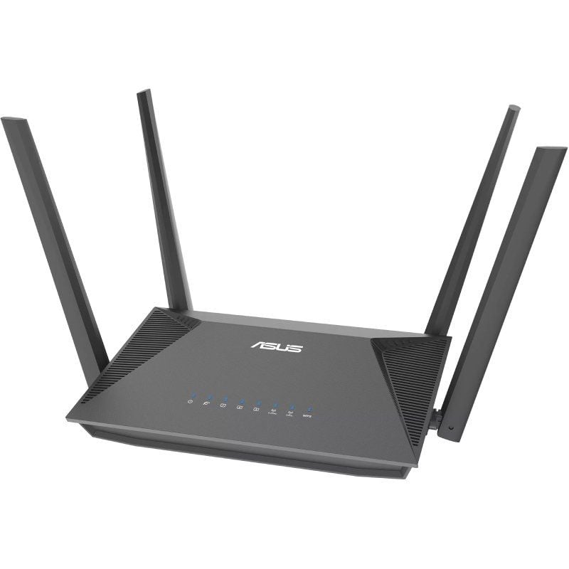 Router sem Fios Asus Rt-ax52 Pro / Wifi 6 / 3000mbps / 2.4ghz 5ghz / 4 Antenas / Wifi 802.11ax / Ac…
