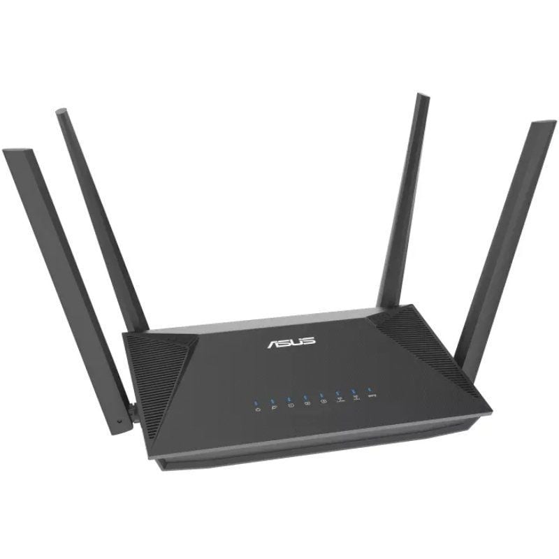 Router sem Fios Asus Rt-ax52 / Wifi 6 / 1800mbps / 2.4ghz 5ghz / 4 Antenas / Wifi 802.11ax / Ac / N…