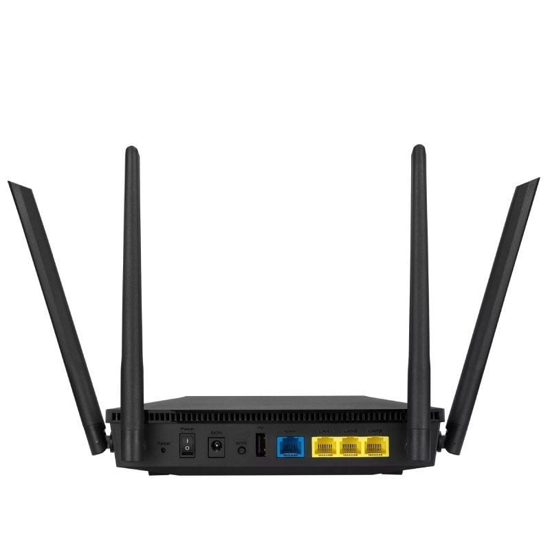 Router sem Fios Asus Rt-ax53u / Wifi 6 / 1800mbps / 2.4ghz 5ghz / 4 Antenas / Wifi 802.11ax / Ac /…