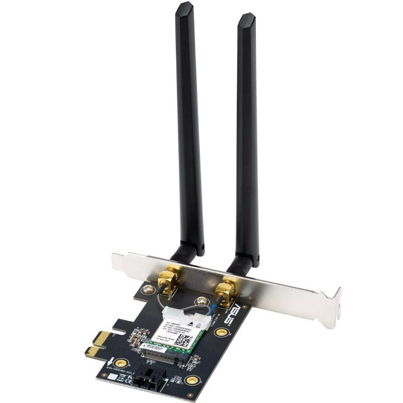 Placa de Rede sem Fios-pci Express Asus Pce-be6500 / 6500mbps / 2,4 / 5 / 6ghz