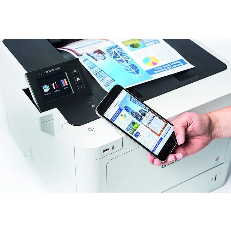 Impressora Laser a Cores Brother Hl-l8360cdw Wifi / Duplex / Branco