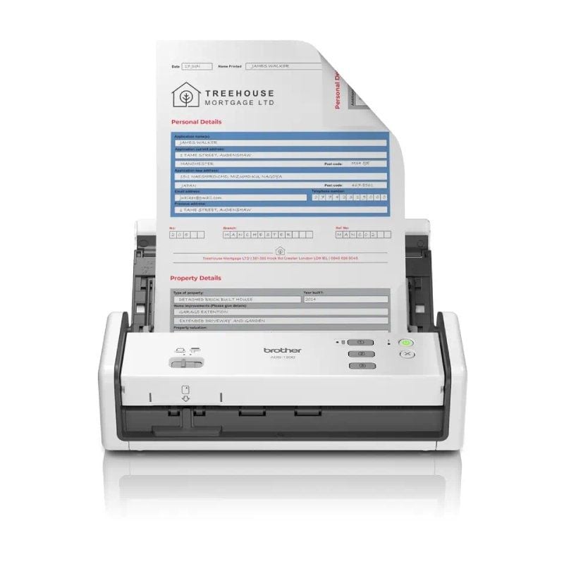 Scanner de Documentos Brother Ads-1300 com ADF / Alimentador de Documentos Duplex