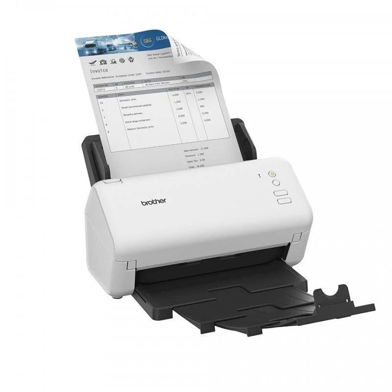 Scanner de Documentos Brother Ads-4100 com ADF / Alimentador de Documentos Duplex