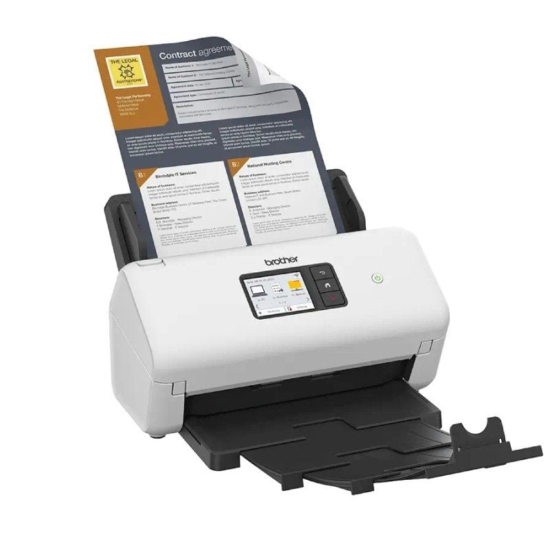 Scanner de Documentos Brother Ads-4500w com ADF / Alimentador de Documentos Duplex