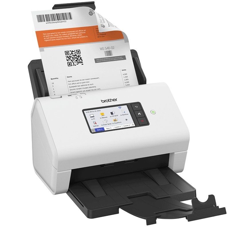 Scanner de Documentos Brother Ads-4900w com ADF / Alimentador de Documentos Duplex