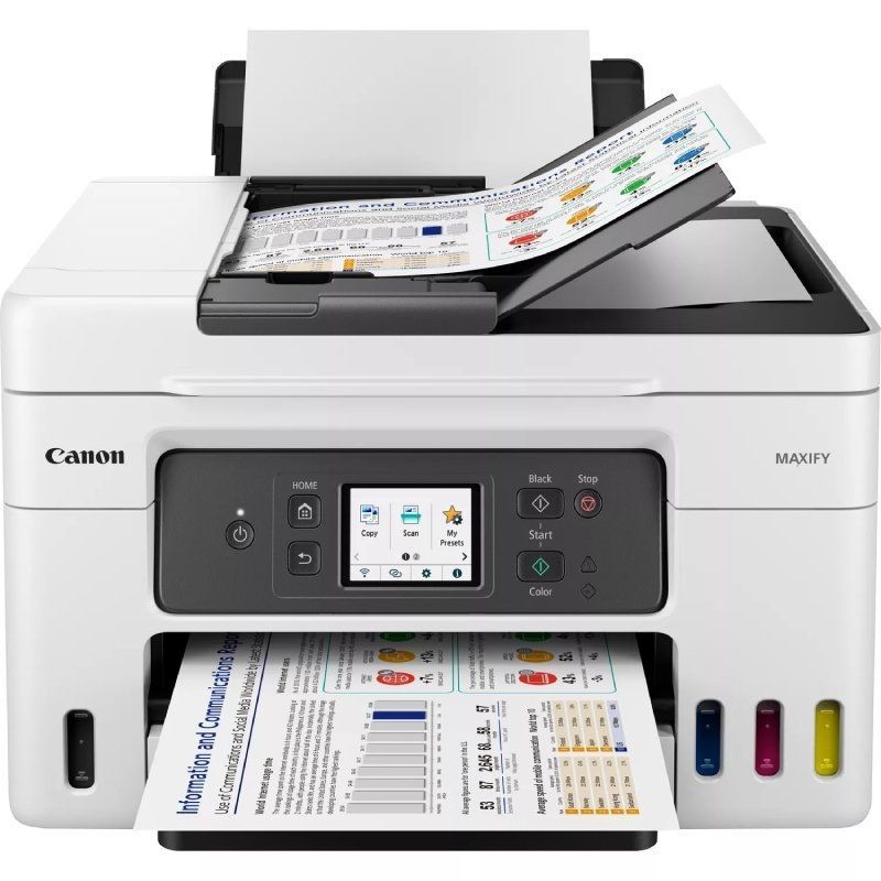 Multifunções Recarregável Canon MAXIFY GX4050 Megatank Wifi / Fax / Duplex / Branco