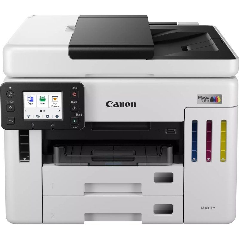 Multifunções Recarregável Canon MAXIFY GX7150 Megatank Wifi / Duplex / Fax / Branco
